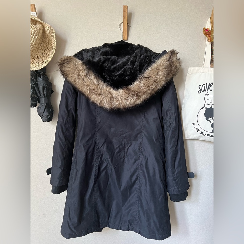 Aritzia TNA Aspen Parka XS Black Very Warm